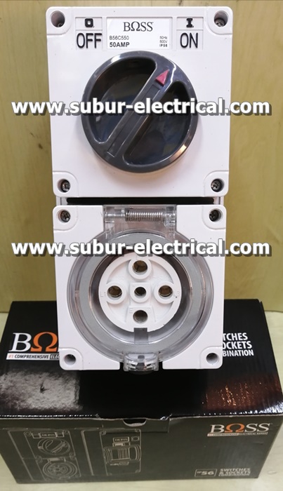 Combination Surface Switch Socket Outlet BOSS B56C550
